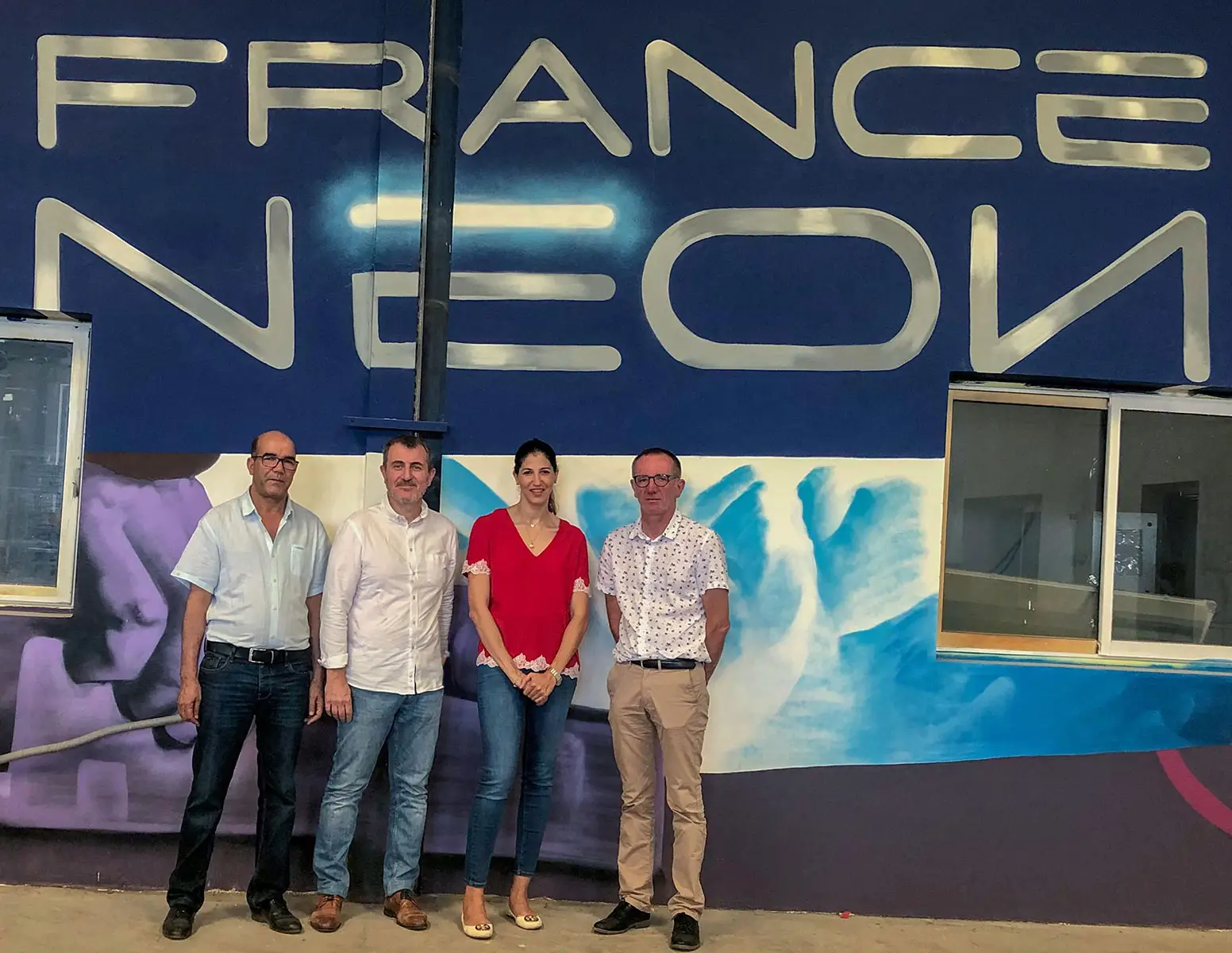 Partenariat commercial avec la société Marocaine FRANCE NEON.